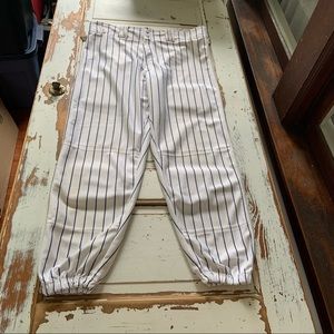 Softball Baseball Pin Stripe Pants